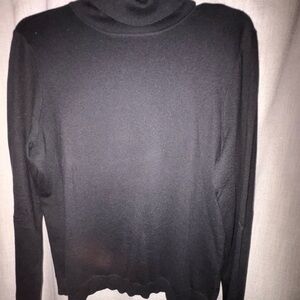Lauren Ralph Lauren Black Turtleneck Long Sleeve Top
